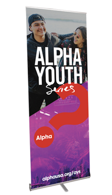 Alpha Youth Series Retractable Banner