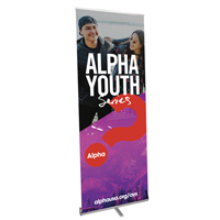 Alpha Youth Series Retractable Banner