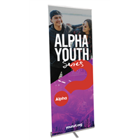 Alpha Youth Series Custom Retractable Banner