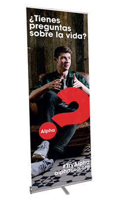 Spanish Retractable Banner Stand - Tom