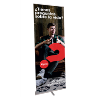 Spanish Retractable Banner Stand - Tom