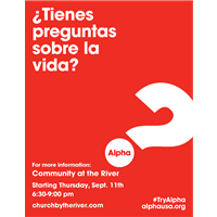 Got Questions? RED CUSTOM Spanish Poster 8.5 x 11