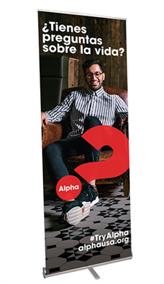 Spanish Retractable Banner Stand - Andy