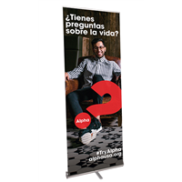 Spanish Retractable Banner Stand - Andy